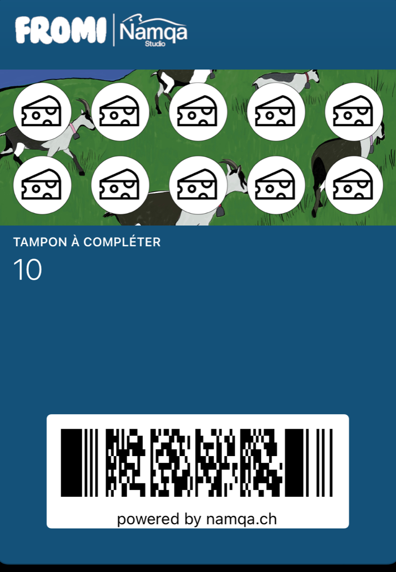 Carte de fidélité dans Apple Wallet